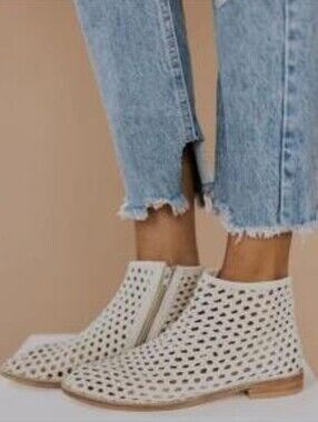 Free People Cayne Woven Shoeboots 37